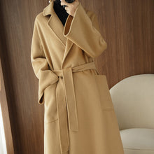 Load image into Gallery viewer, Cashmere loose double-sided coat for women
