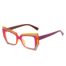 Load image into Gallery viewer, Glasses women&#39;s fashionable literary flat frames
