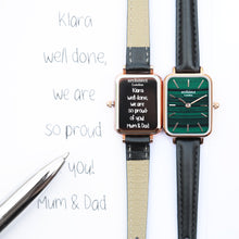 Load image into Gallery viewer, Ladies Architēct Lille - Pine Green - Handwriting Engraving
