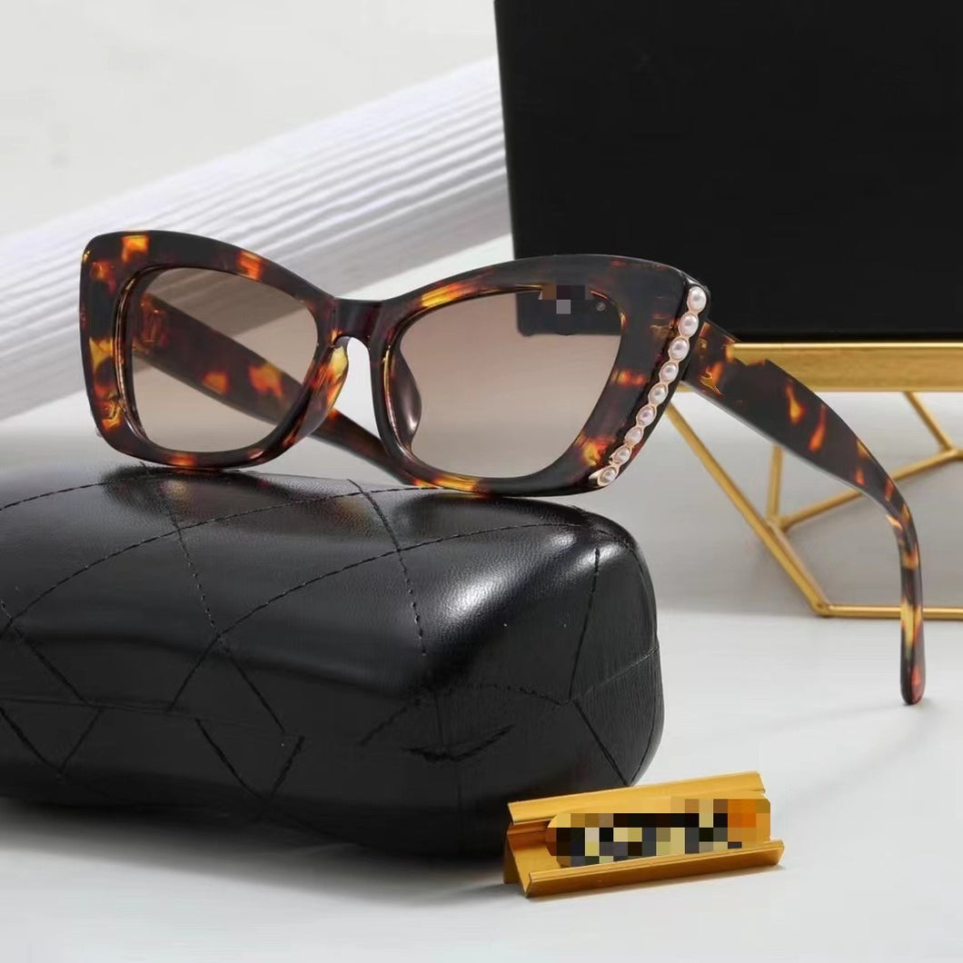 New Maoyan brand pearl edge sunglasses