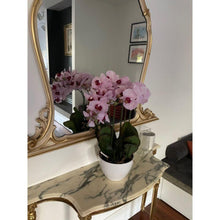 Load image into Gallery viewer, 66cm Multi Stem Pink Butterfly Artificial Potted Orchid
