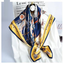 Load image into Gallery viewer, Silk scarf women&#39;s spring and autumn mulberry silk European style new scarf square scarf

