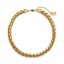 Load image into Gallery viewer, Braided link short chain necklace - HOUSE OF MAGNOLIAS color_Gold, color_Silver, full price, Most Popular, Normal price, Short chains
