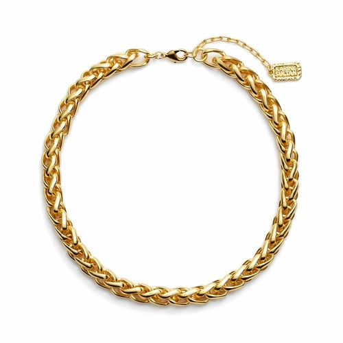 Braided link short chain necklace - HOUSE OF MAGNOLIAS color_Gold, color_Silver, full price, Most Popular, Normal price, Short chains
