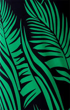 Load image into Gallery viewer, Ferngrove Dress in Navy Green Fern - HOUSE OF MAGNOLIAS dress, green, jungle print, navy, Sacha Drake
