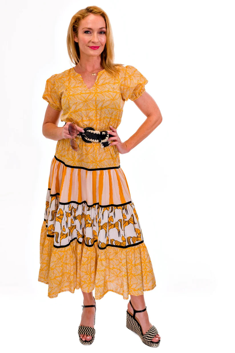 Roselle - Little Patty Midi Dress Ms Butterworth - HOUSE OF MAGNOLIAS Cotton, Roselle, women's fashion