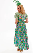 Load image into Gallery viewer, Roselle - Florentine Frilled Maxi Green Venus - HOUSE OF MAGNOLIAS 
